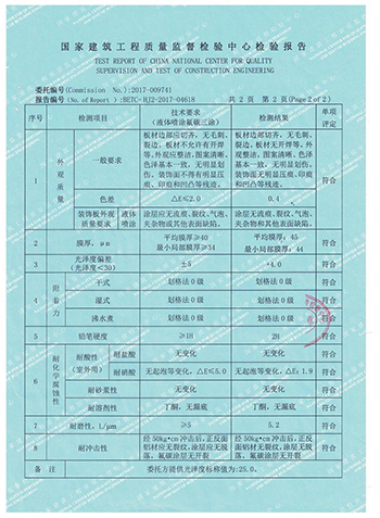 檢測報告